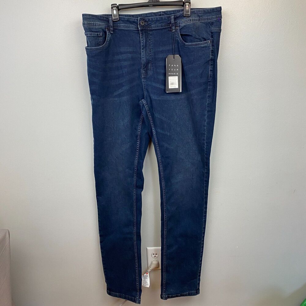The Perfect Jean‎ NYC Jeans Men's 42x38 Blue Slim Fit NWT MSRP $120